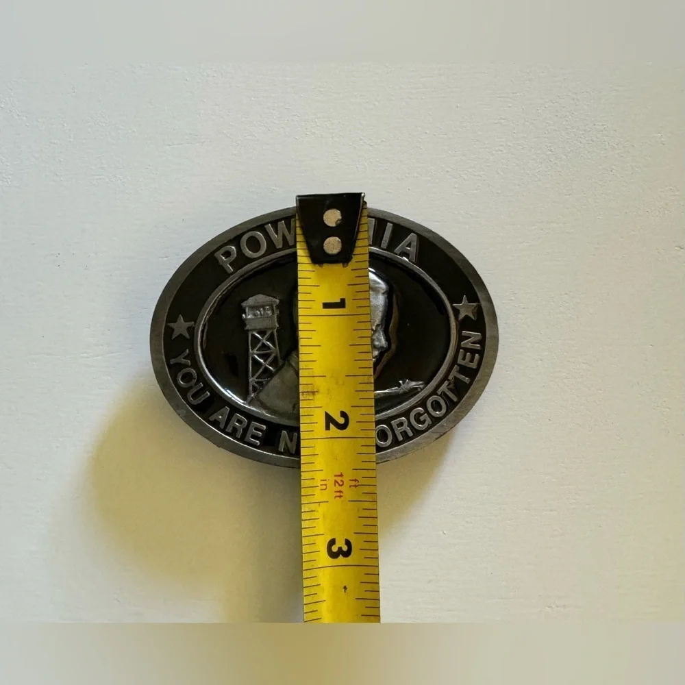 POW MIA You Are Not Forgotten Belt Buckle